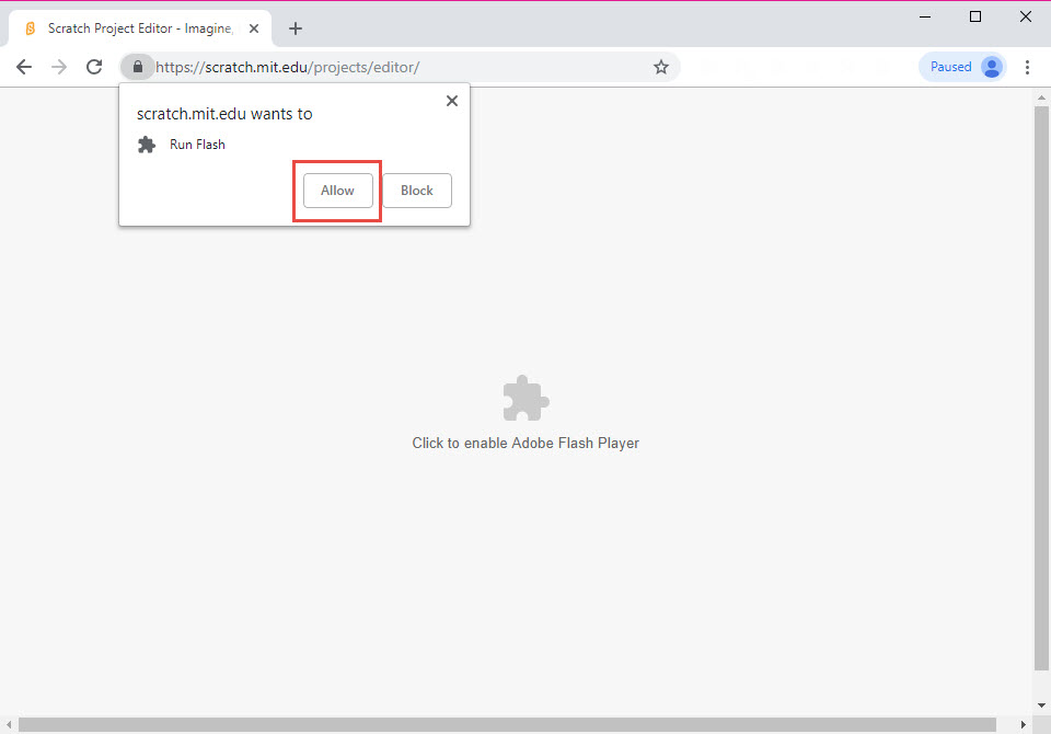 Google Chrome - Enable Flash Player (2)