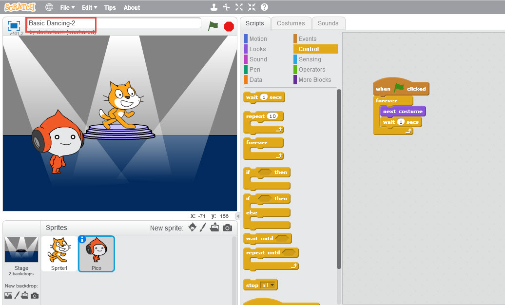 สร้างเกมส์ด้วย Scratch : ตอนที่ 1 - เริ่มต้นเขียนโปรแกรมภาษา Scratch -  Karnlab
