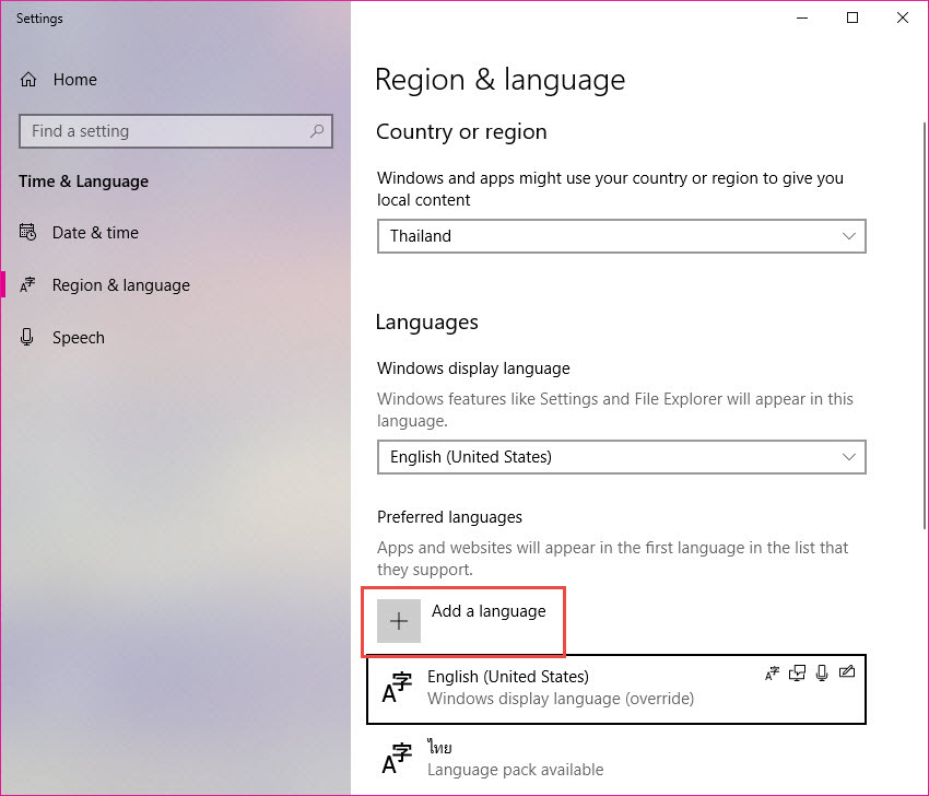 Windows 10 - How to Add Language (2)