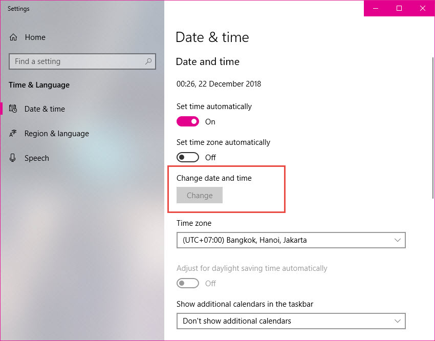 Windows 10 - How to Change Date Time (3)