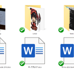 Windows Folder View - 1 Extra Large Icons