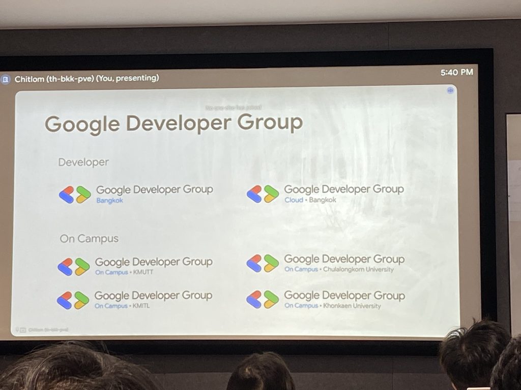 GDG Bangkok, February 2025, Google Thailand Office