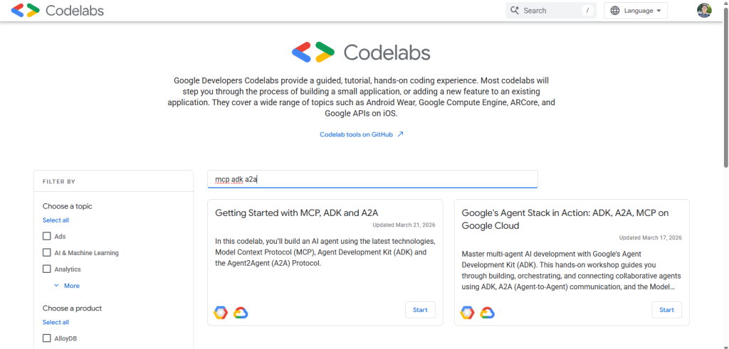 GDG Bangkok Build with AI 2026 / CodeLabs