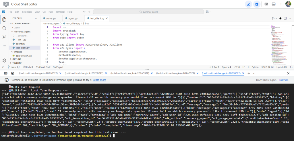 GDG Bangkok Build with AI 2026 / CodeLabs